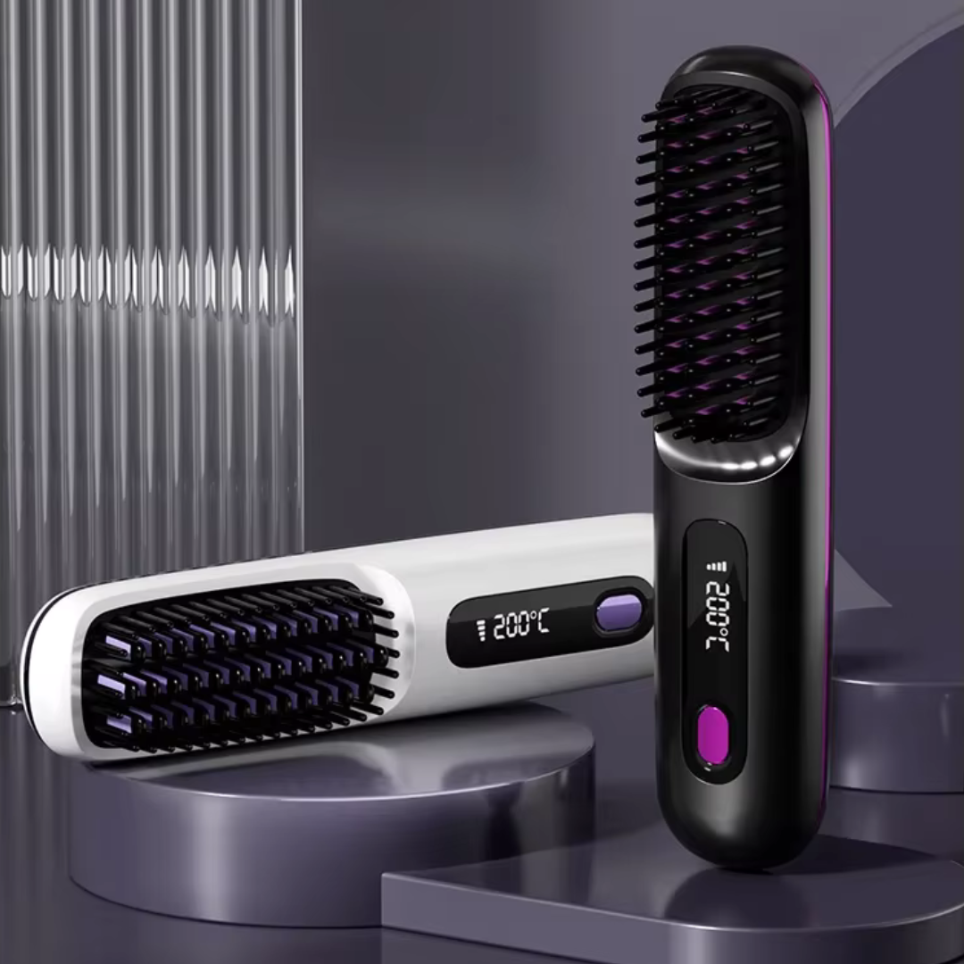 Ion Brush Pro - Kabellose 3-in-1 - Glättbürste