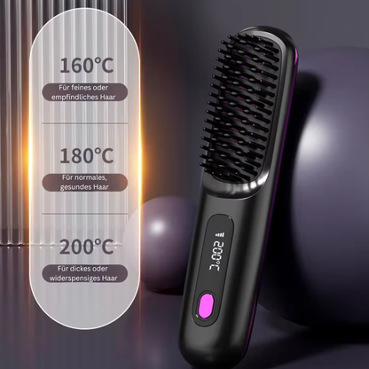 Ion Brush Pro - Kabellose 3-in-1 - Glättbürste