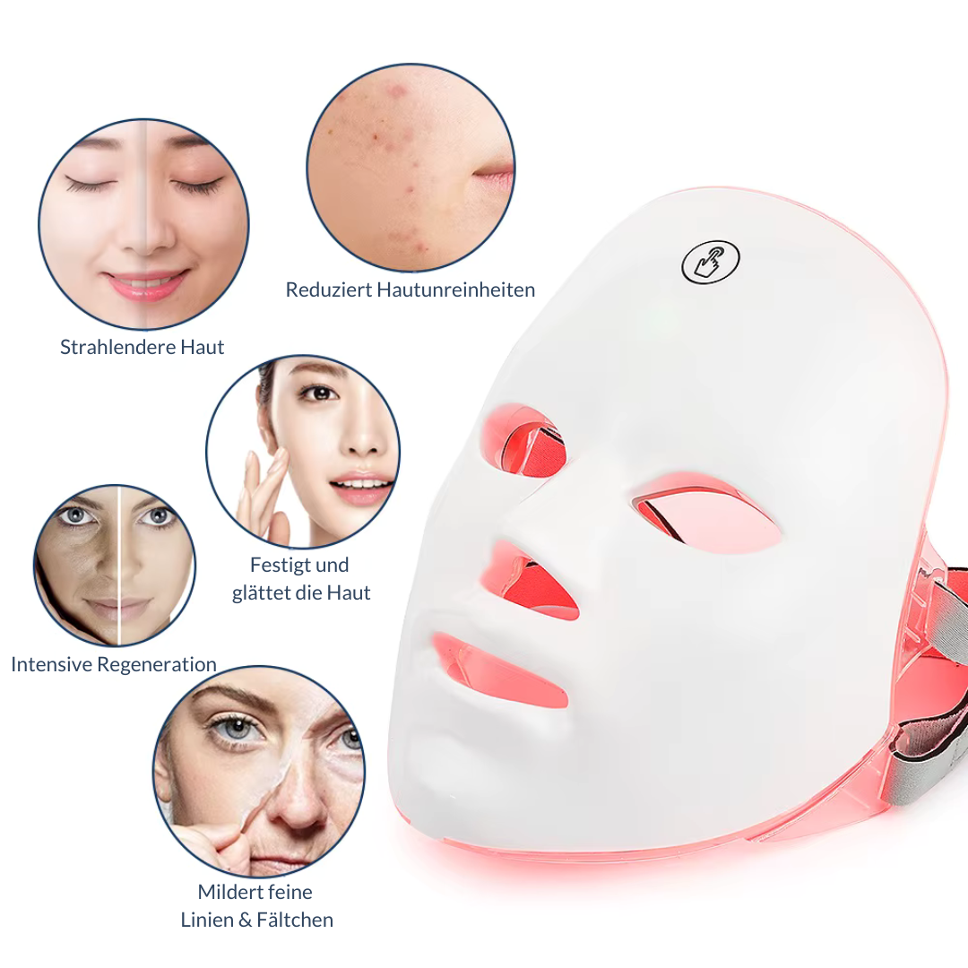 Glowskin Mask - LED Gesichtsmaske für strahlende & glatte Haut