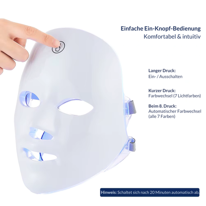 Glowskin Mask - LED Gesichtsmaske für strahlende & glatte Haut